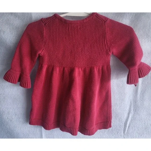 baby gap newborn 0/3‎ knit pink dress - Picture 4 of 4